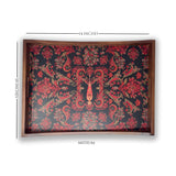 Jamawar Paisley Tray Set