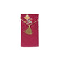 Magenta Chintz Envelope - Small