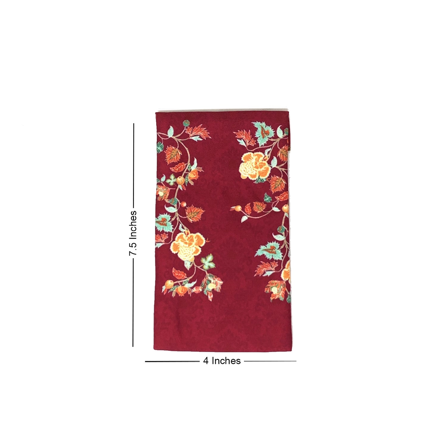 Magenta Chintz Envelope - Small