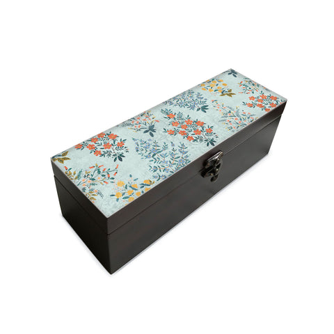 Floral Bushes Tea Box