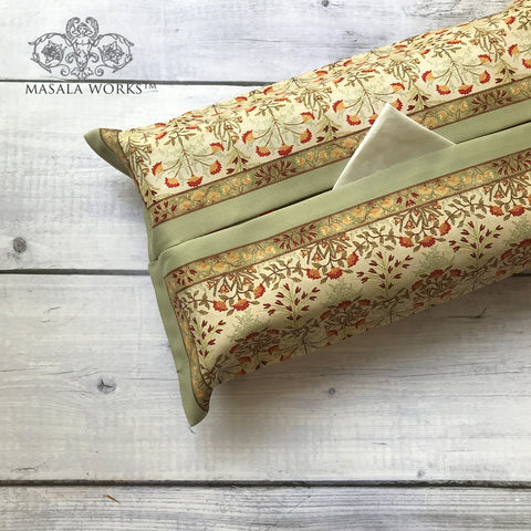 Delicate Floral Fabric Tissue Box Cover