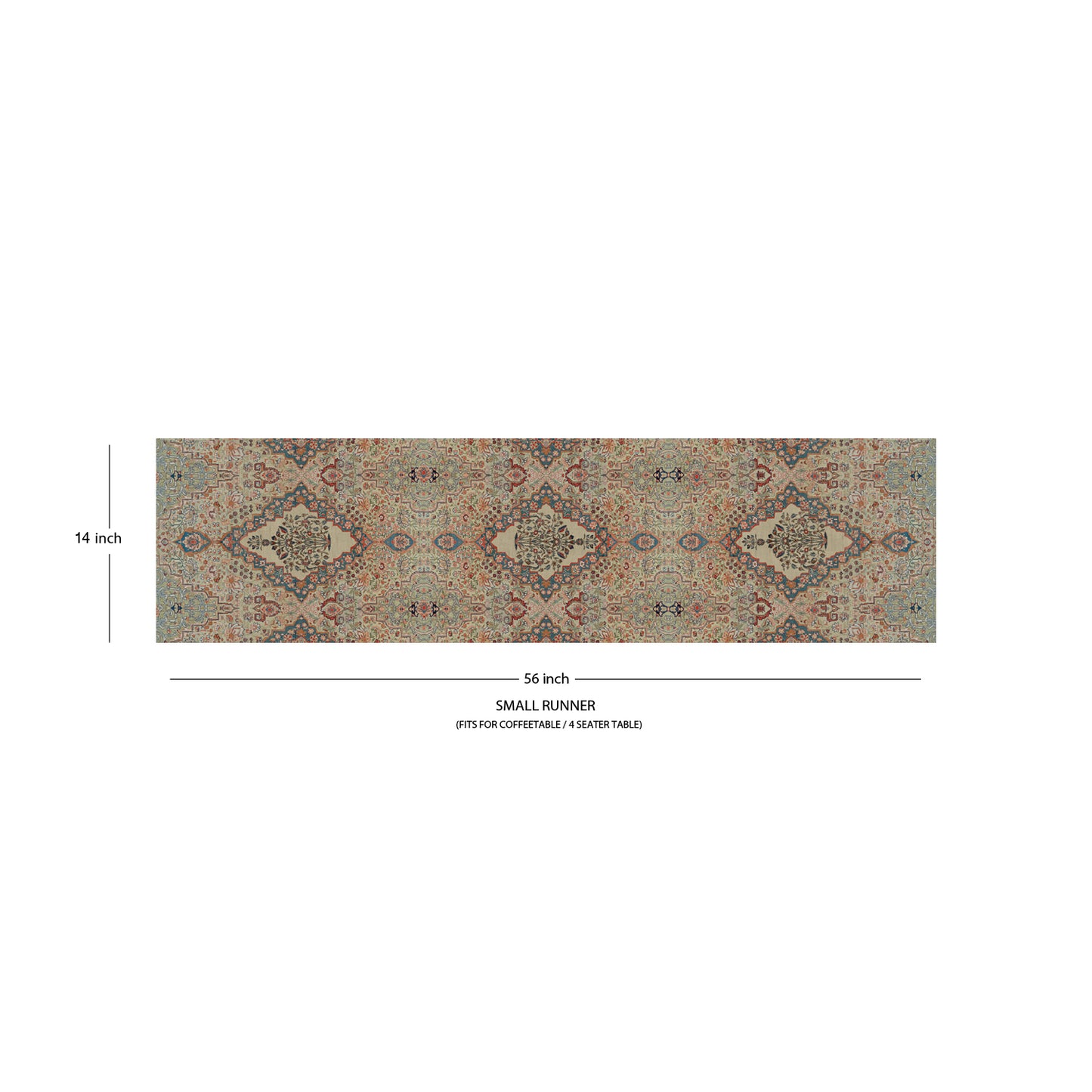 Classic Persian Kilim Table Runner