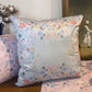 Pale Blossom Blue Cushion Cover