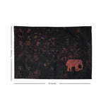 Ornate Elephant Fabric Table mats (set of 2)