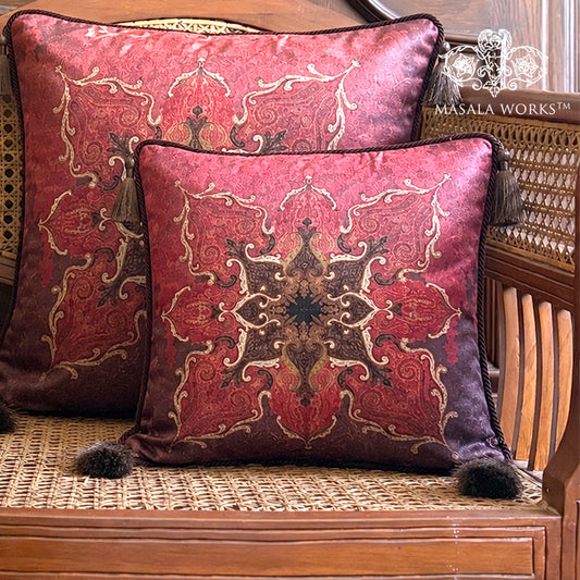 Paisley Rust Cushion cover Small