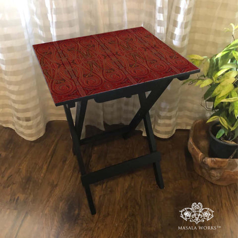 Pashmina Shawl Inspired Folding Table