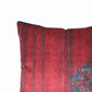 Red Embroidered Cushion Cover