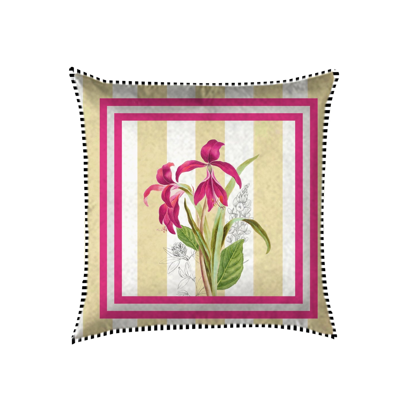 Tropical Hues Lily Cushion Cover Small