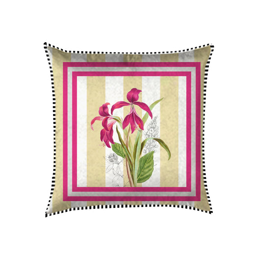 Tropical Hues Lily Cushion Cover Small