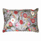 Vibrant Chintz on Ikat Cushion Cover