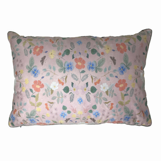 Pale Blossom Pink Cushion Cover