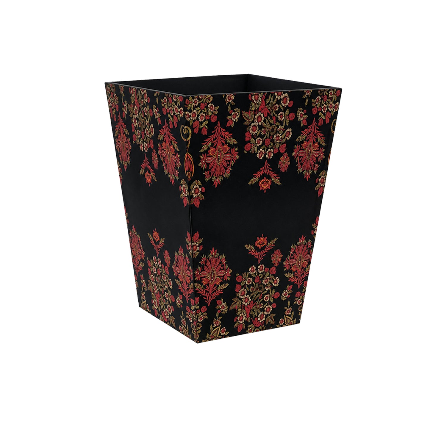 Pashmina Black Dustbin Small