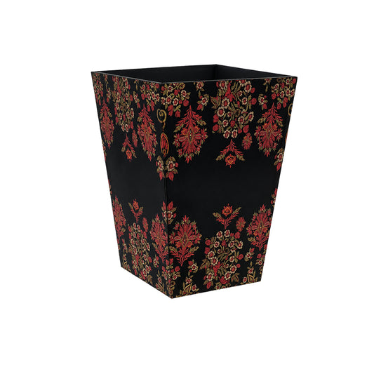 Pashmina Black Dustbin Small