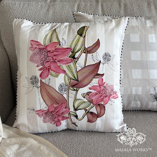 Tropical Pink Hues Cushion Cover