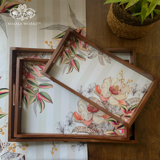 Tropical Hues Tray Set