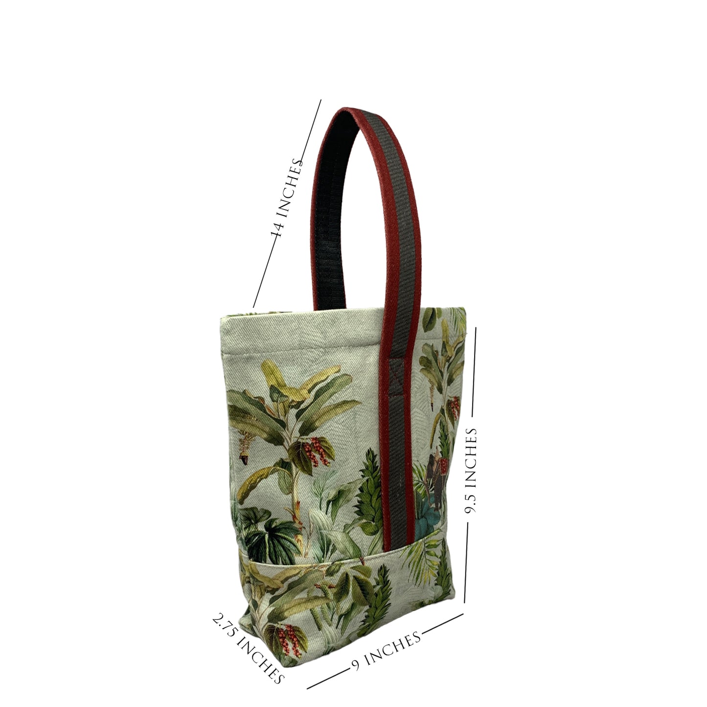 Tropical Elephant Mini Lunch Bag