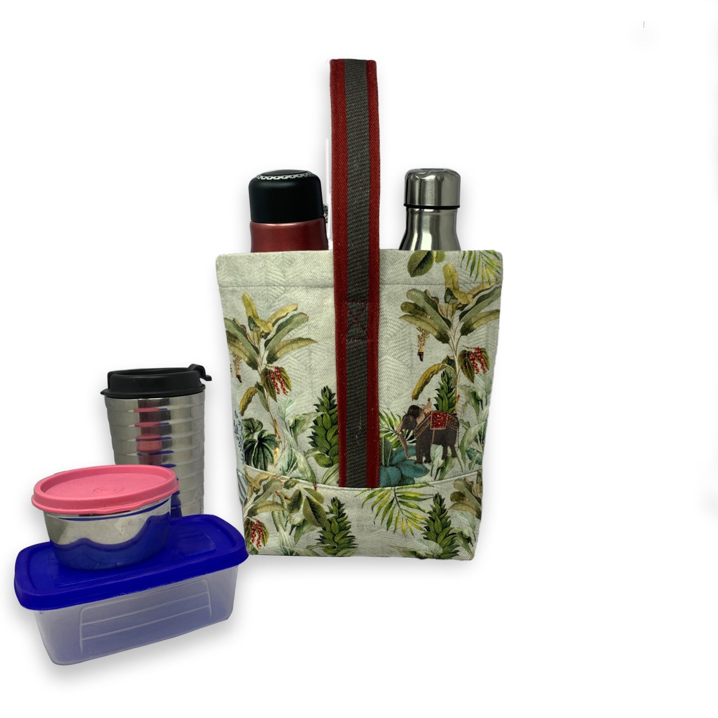Tropical Elephant Mini Lunch Bag