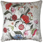 Allover Chintz on Ikat Cushion Cover