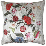 Allover Chintz on Ikat Cushion Cover