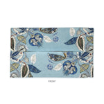 Azure Foliage  Fabric Tissue Box Cover