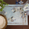 Azure Foliage Cotton Fabric Table mats (set of 2)