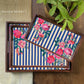 Stripes & Petal Tray Set