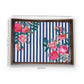 Stripes & Petal Tray Set