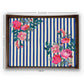 Stripes & Petal Tray Set