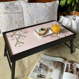 Art Nouveau Pink Lotus Bed Tray