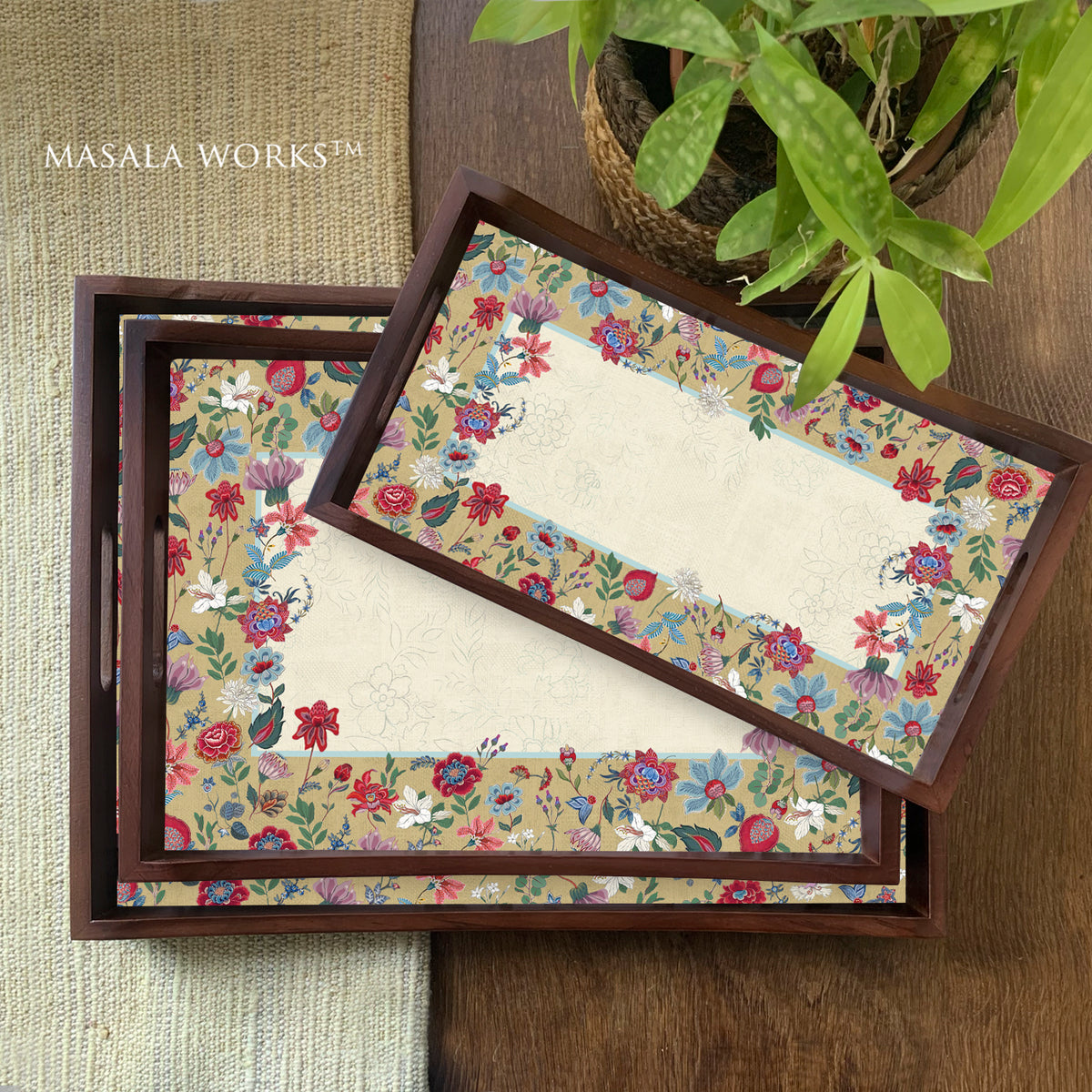 Orcher Border Tray Set