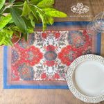 Indian Kalamkari Fabric Table mats (set of 2)