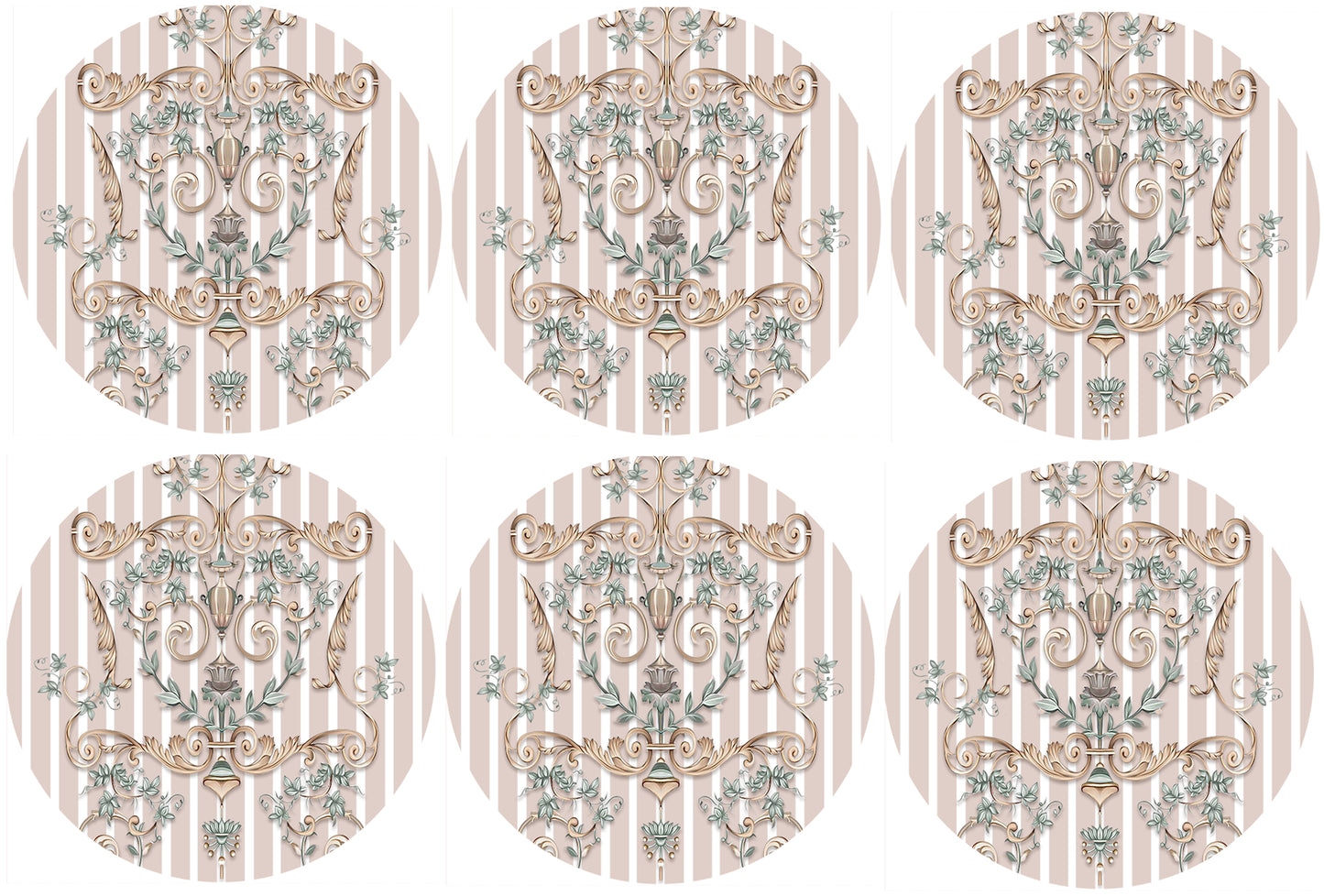 Pale Florids Coasters