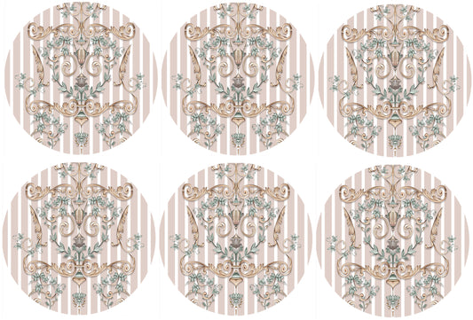 Pale Florids Coasters