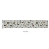 Majestic Elephant Cotton Table Runner