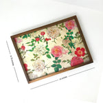 Enchanted Rose Garden Wooden  Medium Tray