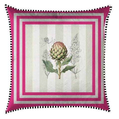 Tropical Hues Artichoke Cushion Cover