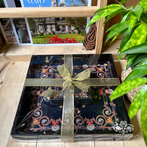 Intricate Inlay Coasters -Tray Set Deal