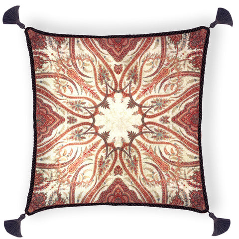 Paisley Jaal Cushion Cover