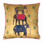 Majestic Elephant Pyramid Cushion Cover