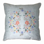 Pale Blossom Blue Cushion Cover