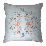 Pale Blossom Blue Cushion Cover