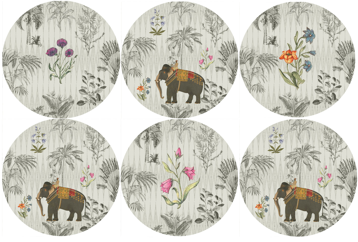Majestic Elephant Coasters