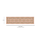 Floral Blush Cotton Table Runner
