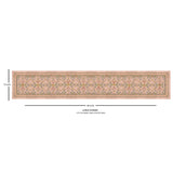 Floral Blush Cotton Table Runner
