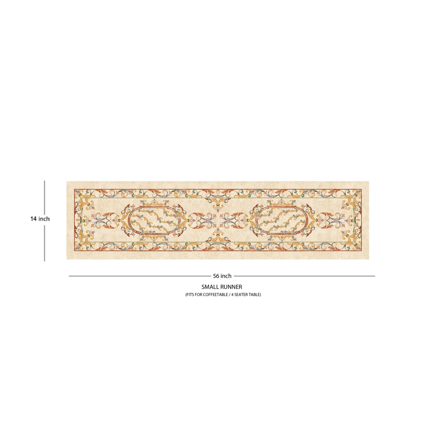 Inlay Prism Cotton Table Runner