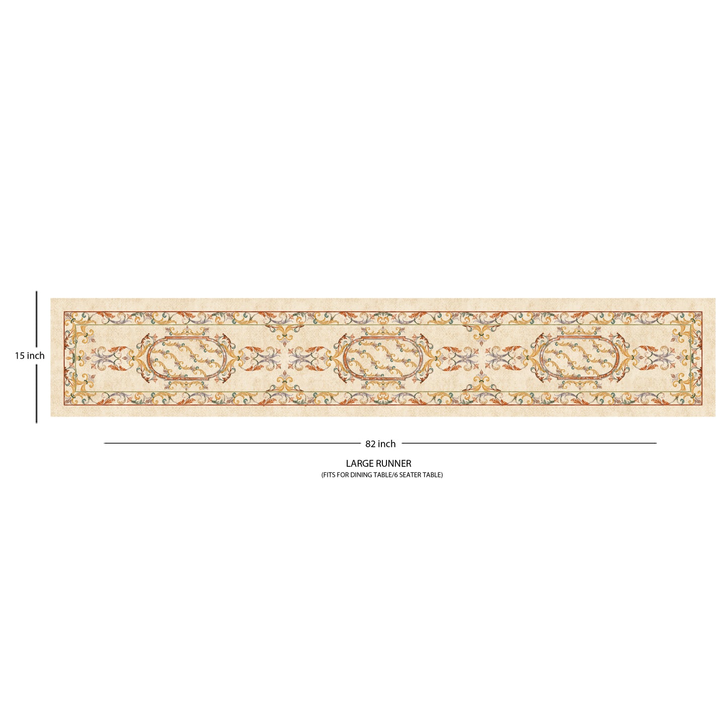 Inlay Prism Cotton Table Runner