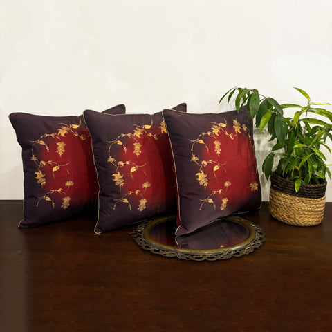 Embellished Ombre Embroidered Cushion Deal (Set of 3)