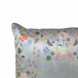Pale Blossom Blue Cushion Cover