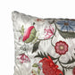 Allover Chintz on Ikat Cushion Cover