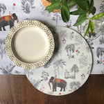 Majestic Elephant Round Tablemat